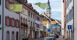 Frauenfeld Switzerland Street View Wallpaper