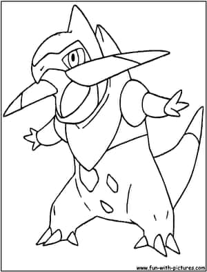 Fraxure Black Outline Wallpaper