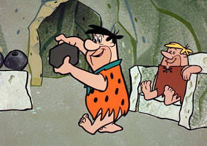 Fred Flintstone Bowling Wallpaper