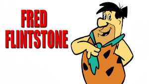 Fred Flintstone Illustration Wallpaper