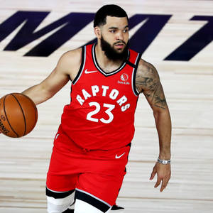 Fred Vanvleet Of The Raptors Wallpaper