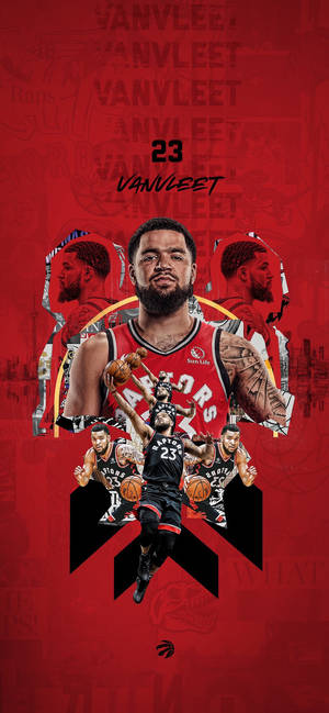 Fred Vanvleet Red Aesthetic Wallpaper