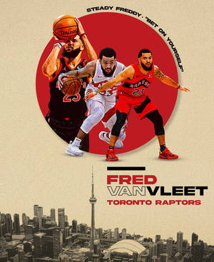 Fred Vanvleet Toronto Raptors Wallpaper