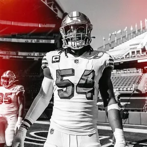 Fred Warner Football Gradient Edit Wallpaper