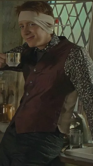 Fred Weasley Casual Moment Wallpaper