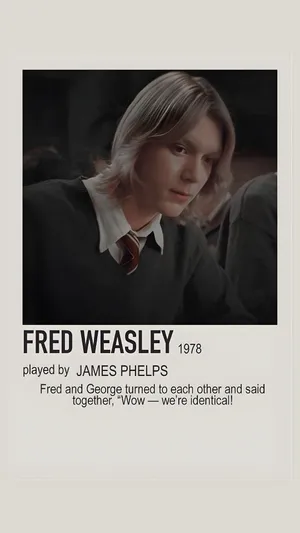 Fred Weasley Character Profile Wallpaper