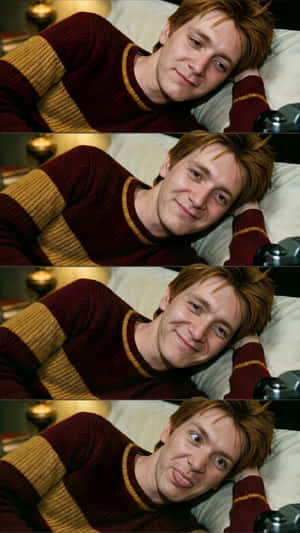 Fred Weasley Expressions Wallpaper