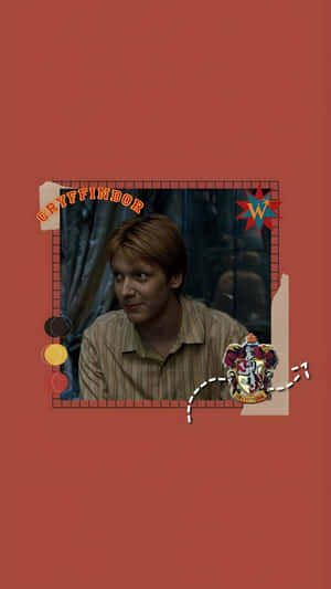 Fred Weasley Gryffindor Pride Wallpaper