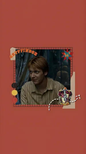 Fred Weasley Gryffindor Pride Wallpaper