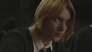 Fred Weasley Intense Moment Wallpaper