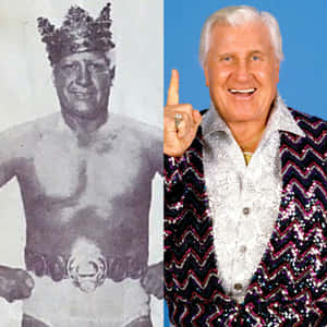 Freddie Blassie Photo Collage Wallpaper