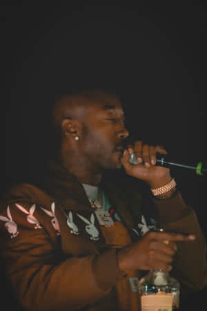 Freddie Gibbs Performing Live Wallpaper