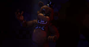 Freddy Fazbear On Stage - Fnaf's Iconic Animatronic Character Wallpaper