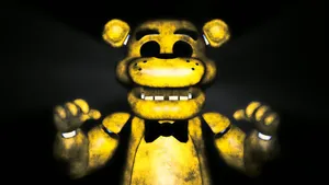 Freddy Fazbear Posing Confidently In Front Of An Eerie Backdrop Wallpaper