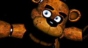 Freddy Fazbear's Frightening Stare Wallpaper