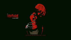 Freddy Krueger Dark Caricature Wallpaper