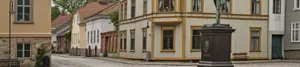 Fredrikstad Old Town Street View Wallpaper