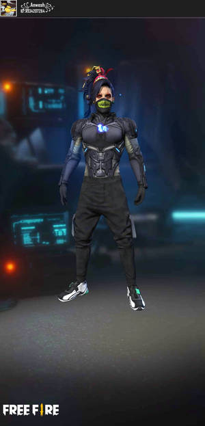 Free Fire Dj Alok Futuristic Aesthetic Outfit Wallpaper