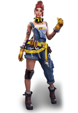 Free Fire Shani Png Wallpaper