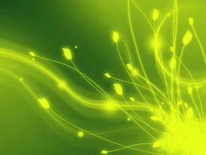 Free To Use Green Light Stems Wallpaper