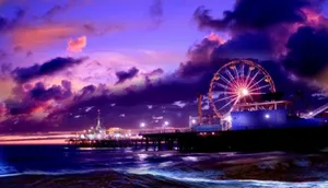 Free To Use Santa Monica Pier Wallpaper