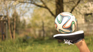 Freestyle Soccer Ball Balance Outdoors.jpg Wallpaper