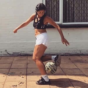 Freestyle Soccer Skills Outdoor Wallpaper