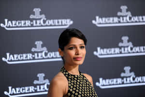 Freida Pinto's Vibrant And Stunning Photoshoot Wallpaper