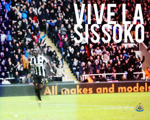 French Midfield Beast Moussa Sissoko In Action Wallpaper