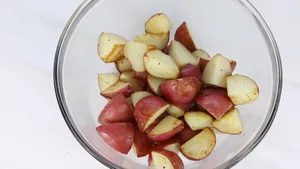Fresh And Organic Red Potatoes Wallpaper