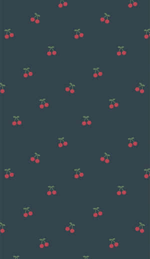 Fresh And Vibrant Red Cherries Wallpaper