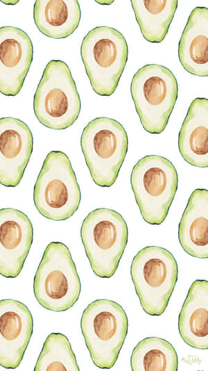 Fresh Avocado Iphone Wallpaper