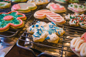 Fresh Christmas Cookies Wallpaper