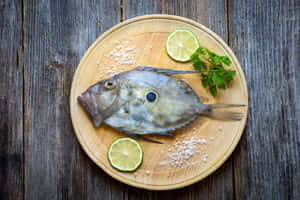 Fresh Dory Fishon Cutting Board Wallpaper