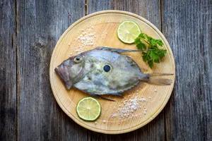 Fresh Dory Fishon Cutting Board Wallpaper