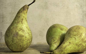 Fresh Food Green Pears Wallpaper