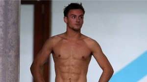 Fresh Hunky Tom Daley Wallpaper