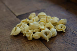 Fresh Raw Pasta Ingredients For Making Tortellini In Brodo Wallpaper