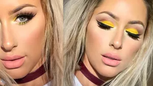 Fresh Spring Makeup Look On A Beautiful Woman Wallpaper