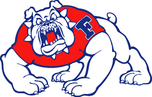 Fresno Bulldog Team Logo White Background Wallpaper