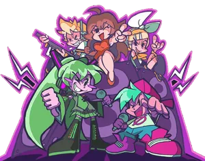 Friday Night Funkin X Vocaloid Wallpaper