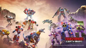 Friendly Cartoon Robot Waving Hi Wallpaper