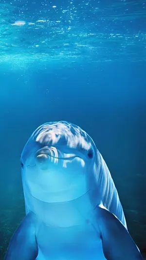 Friendly Ocean Dolphin Wallpaper
