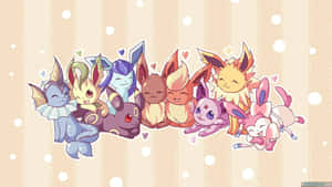 Friends Forever ~ Pikachu And Eevee Wallpaper