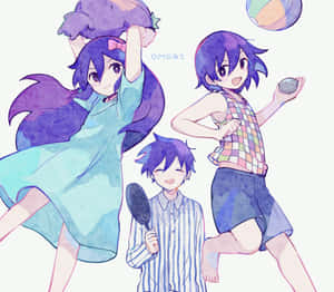 Friends Of Omori Pfp Having Fun Wallpaper