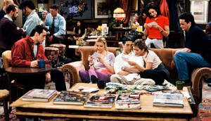 Friends Tv Show Coffeehouse Wallpaper