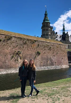 Friendship Goals In Kronborg Castle Wallpaper