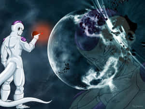 Frieza Space Moon Wallpaper
