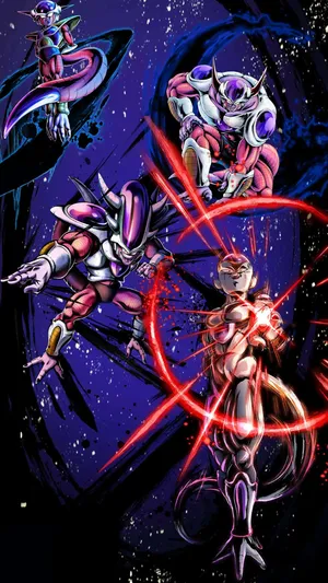 Frieza Transformations Artwork Wallpaper