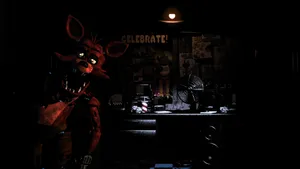 Frightening Fnaf Jumpscare Moment Wallpaper